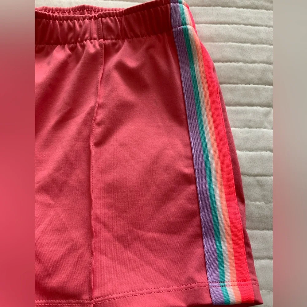 Children’s Place Sports Shorts with Multi Color Striped Side Detail-Size 16